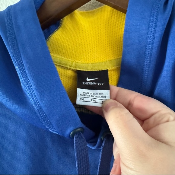 Nike Vintage ThermaFit Hoodie Y2K Streetwear XXL Athleisure - Picture 5 of 12